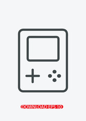 Gameboy icon, Vector