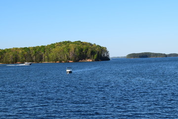 boat in lake