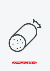 Sausage icon, Vector