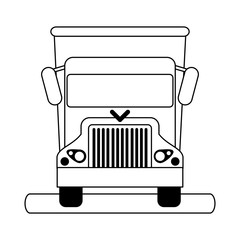 truck drsilhouette aw illustration icon vector design graphic