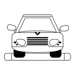 car silhouette illustration vector design graphic icon