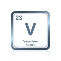 Chemical element vanadium from the Periodic Table