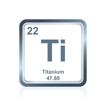 Chemical element titanium from the Periodic Table