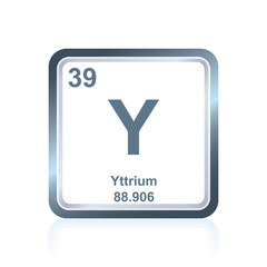 Chemical element yttrium from the Periodic Table