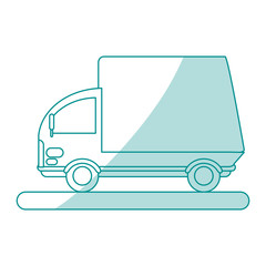 truck shadow illustration icon vector design graphic