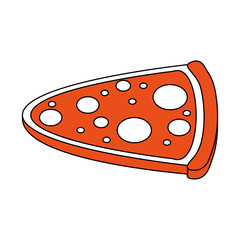 pizza flat illustration icon vector design graphic