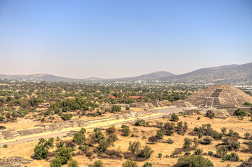 Fototapeta na wymiar Teotihuacan, Mexico