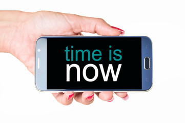 Smartphone - Konzept : time is now