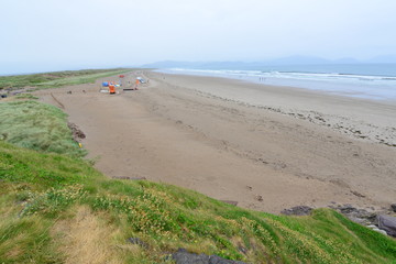 Inch beach on the Dingle coastline in Ireland
