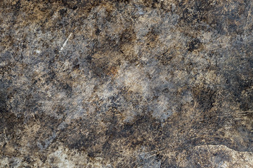 Stain on old cement texture