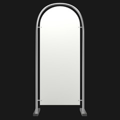 sales point stand 3d illustration