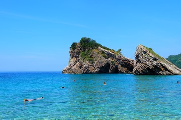 Beautiful sea landscape, Montenegro 