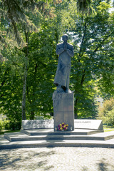 Monument to Ks. Jerzy Popieluszko in Bialystok - obrazy, fototapety, plakaty