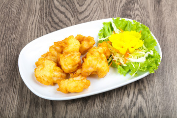 Squid tempura
