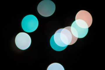 Bokeh abstract light blur background