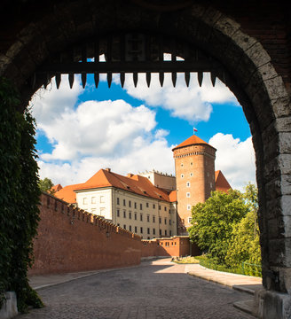 Wawel Castle In Krakow, Poland