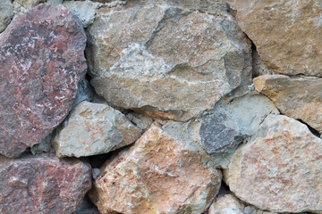 Stone surface background. texture of the stone wall for background