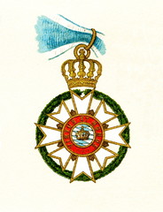 Order of Merit of the Bavarian Crown (from Meyers Lexikon, 1896, 13/222/223)
