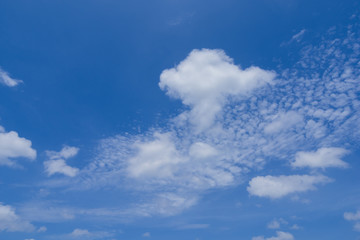 blue sky and white clouds background