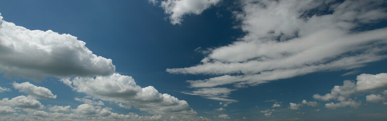 Cloudy blue sky