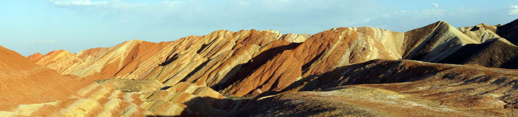 Sunset in Zhangye Danxia