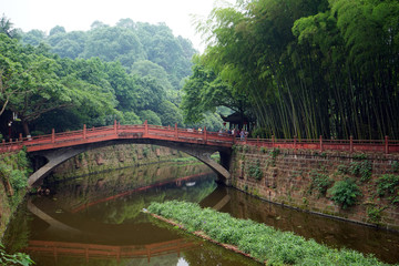 River in park