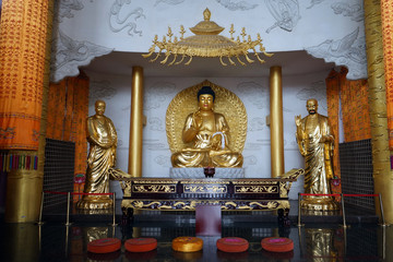 Buddhas in monastery