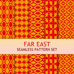 Far East Seamless Pattern Set