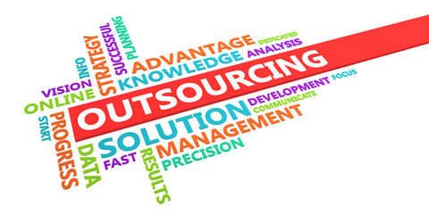 Outsourcing Word Cloud
