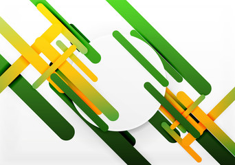 Cut 3d paper color straight lines abstract background