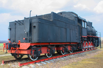Fototapeta na wymiar vintage steam train