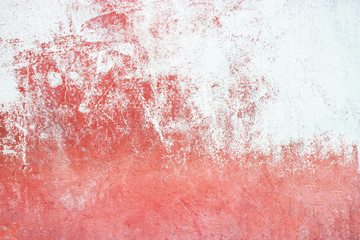 Obraz premium Red wall texture, color plaster surface, abstract background