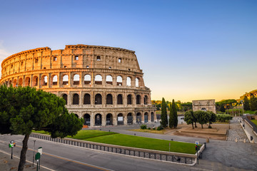 Fototapeta na wymiar Rome Colosseum (Roma Coliseum), Rome, Italy