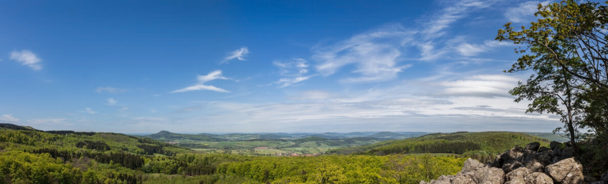 Panorama Horizont Rhön Mittelgebirge 