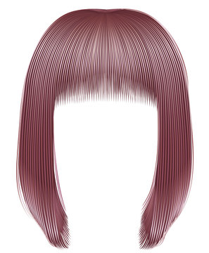  trendy hairs сopper pink colors . kare fringe . beauty fashion