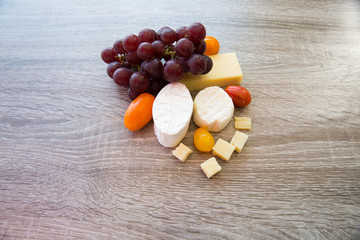 Cheese Plate with Tomatoes