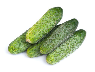 Heap of cucumbers