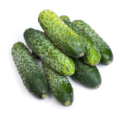 Heap of cucumbers