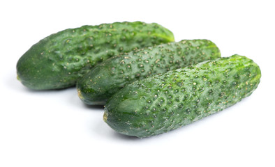 Heap of cucumbers