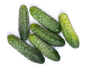 Heap of cucumbers