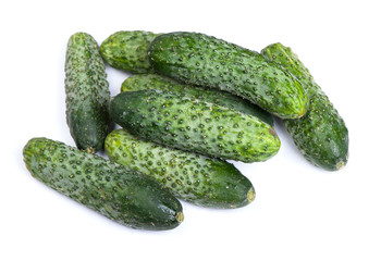 Heap of cucumbers