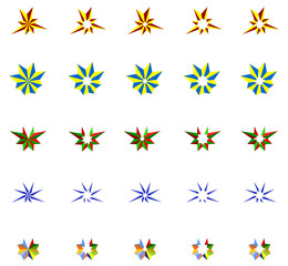 A set of logos, icons and graphical elements