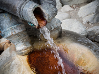 Source of mineral water in Buryatia