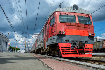 Obraz premium train at the station