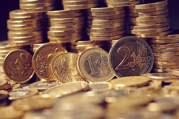 euro coins