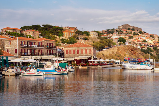 Molyvos -&nbsp;fishing village on Lesbos island, Greece