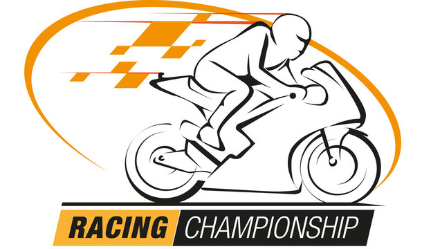 Vector abstract, Racing championship logo
