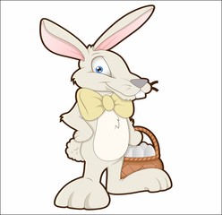 Cartoon character of a hare