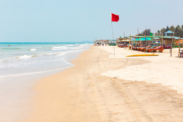 Tropical sandy beach.