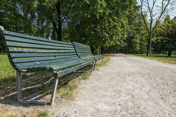 Panchine nel parco